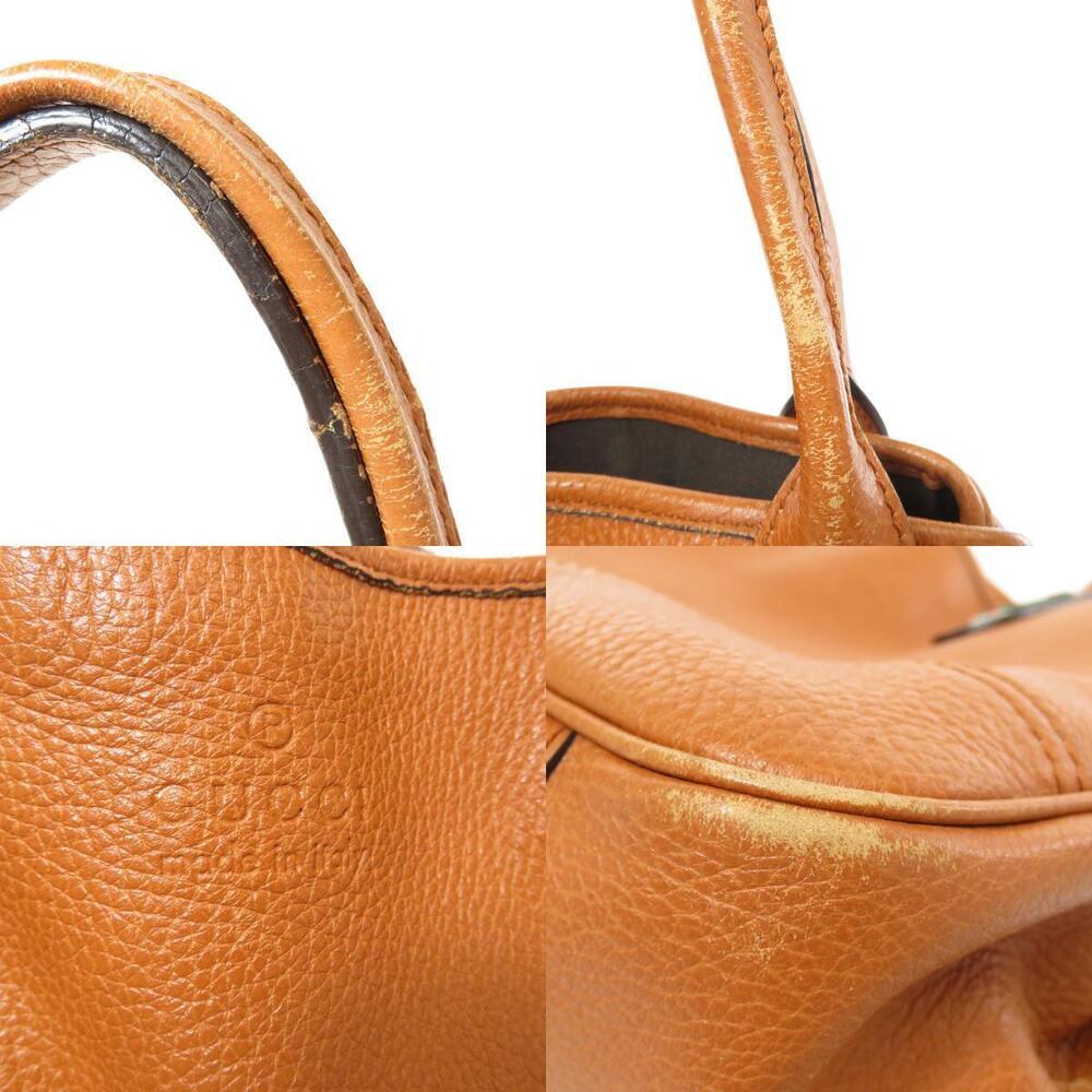 Gucci Motif Leather Bag Tote - Picture 9 of 11